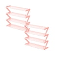 thumbnail image 1 of 4 Tier Stainless Steel Shoe Rack Organizer Easy To Install And Space Saving Shoe Organizer Freestanding Shoe Rack With Sturdy Frame Shoe Rack For Wardrobe Entry Bedroom Floor, 1 of 7