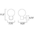 thumbnail image 3 of Maxim Lighting - One Light Wall Sconce - Wall Sconce - Vesper-1 Light Wall, 3 of 5
