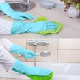 thumbnail image 5 of ULTECHNOVO 3 pares de guantes de cocina impermeables para lavar platos Guantes de goma Guantes protectores de manos para limpieza del hogar Jardinería (color al azar), 5 of 5