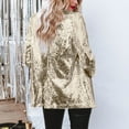 thumbnail image 4 of Brnmxoke Clearance Sale Women Sequin Jacket Glitter Sparkle Open Front Casual Long Sleeve Blazer Coat,Sparkly Evening Blazer Jacket for Women Elegant Trendy Dressy 2024, 4 of 5