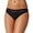 Black, Pink, variant on Women's Laser Tag Cutout Hipster Bikini Bottom (Blackpink, Medium)