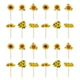 thumbnail image 1 of 24pcs Sunflower Cake Topper Cupcake Topper Party Dessert Cake Decoration, 1 of 7