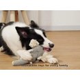 thumbnail image 3 of Juguete de peluche para perros, juguetes interactivos chirriantes para cachorros con papel arrugado, juguetes masticables duraderos para perros pequeños y medianos con forma de elefante Adepaton HMYH299, 3 of 7