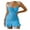 F-92Blue, variant on ZHOGXU Women's Dress Sleeveless Suspender Floral Print Fashion Comfortable Slim Fit Mini Dresses For Casual Daily Wear,Blue,L