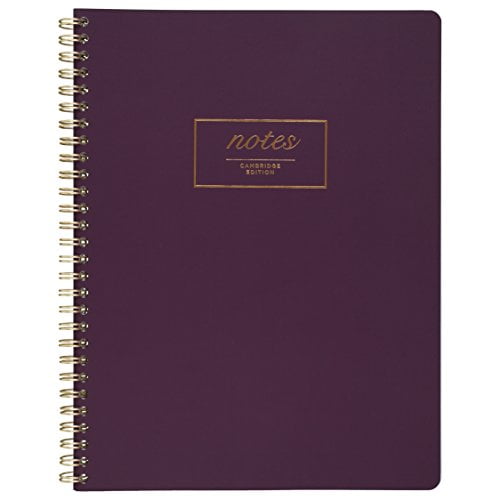 Mead Cambridge Meeting Spiral Notebook, Legal Ruled, Soft Cover