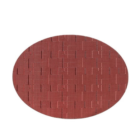 Oval PVC Placemat Non-Slip Plastic Table Mat PVC Placemat Water-proof ...