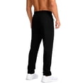 thumbnail image 3 of Zimjoy Mens Quick Dry Joggers Breathable Moisture-Wicking Pants Elastic Waistband Lightweight Pants for Running, Gym, Hiking, Black L, 3 of 3