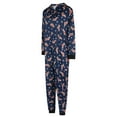 thumbnail image 3 of Qiylii Christmas Family Matching Loungewear, Elk Hooded Long Sleeve Jumpsuit, 3 of 8