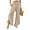 510_Beige, variant on Linen Pants Women Palazzo Summer High Waisted Wide Leg Pant Pleated Beach Travel Trousers With Pockets Purple