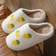thumbnail image 2 of YLYL Slippers for Women Men Cute Fuzzy Cozy Memory Foam House Indoor Outdoor Shoes, 2 of 5