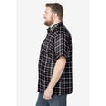 thumbnail image 3 of KingSize Men's Big & Tall Wrinkle-Resistant Short Sleeve Button Down, Printed, 3 of 5