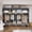 Grey, variant on 78.7Inch Portable Closet Organizer and Storage with 4 Hanging Rods for Hanging Clothes, 4 Wardrobe Closet Storage Shelves for Bedroom, Easy to Assemble, blue