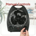 thumbnail image 4 of BLACK+DECKER 1,500-Watt-Max Personal Desktop Heater with Fan Setting (Black), BHD101B, 4 of 7
