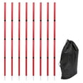 thumbnail image 2 of BAOSITY Soccer Training Sticks 6ft Adjustable for Basketball Workout Improve Agility Red, 2 of 8
