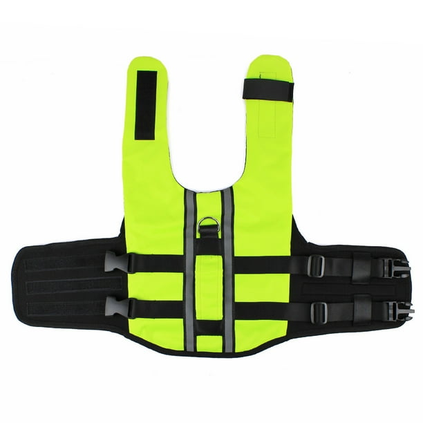 Chaleco salvavidas para perros, chaleco salvavidas ajustable, chaleco inflable de seguridad para perros, chaqueta con flotabilidad Adepaton Accesorios Deportes Acuáticos