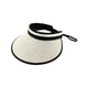 thumbnail image 2 of Sombrero para el sol para mujer con protección solar UV | Ala ancha 12,5 cm | Techo abierto transpirable | Cordón ajustable | Poliéster ligero plegable | Uso para acampar en la playa al aire libre, 2 of 6