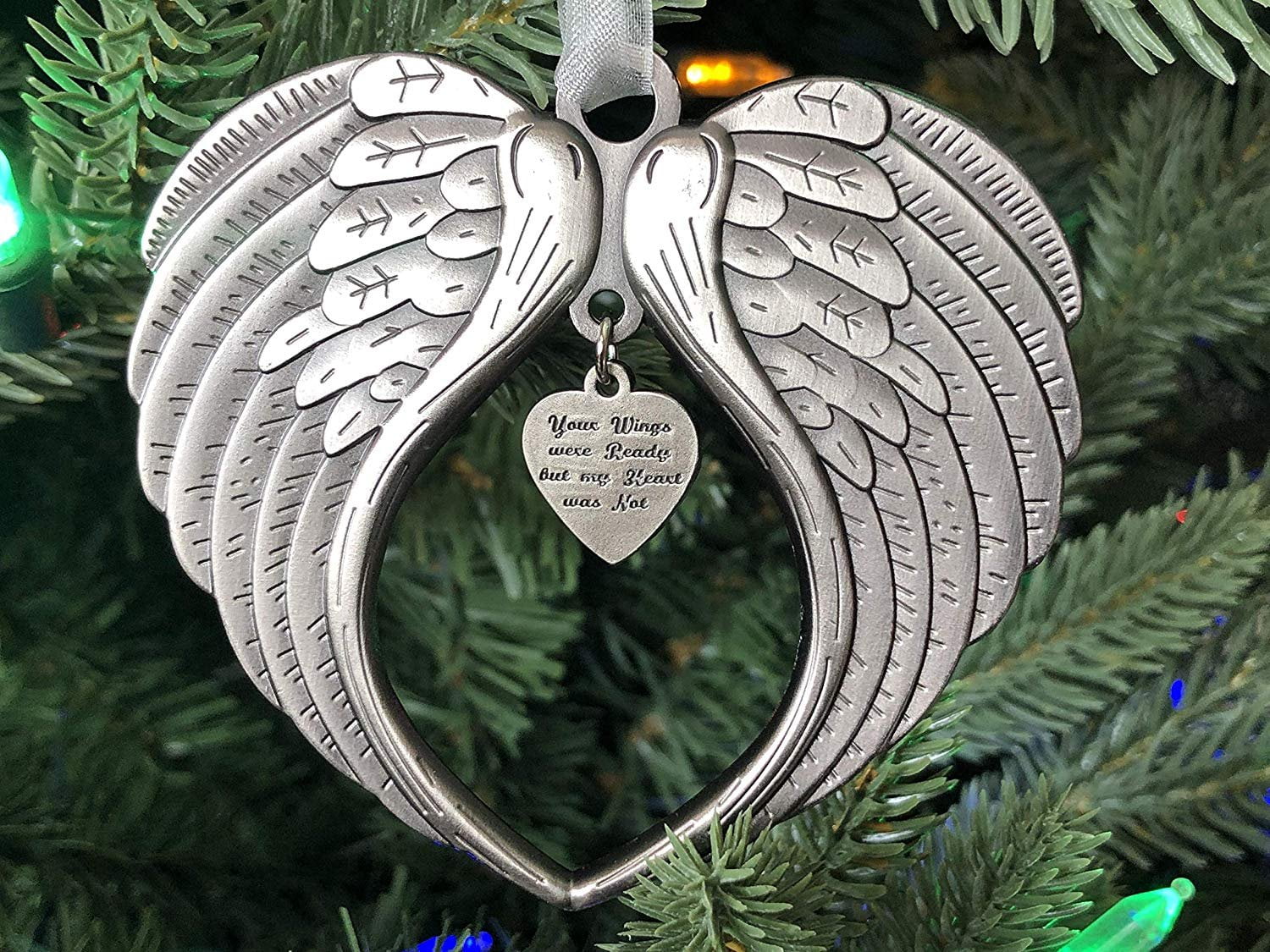 Christmas Ornament Your Wings were Ready My Heart was Not , Memorial