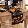thumbnail image 3 of Camino de mesa FARMNALL Black Pumpkins Ghost Halloween 228 cm, 3 of 6