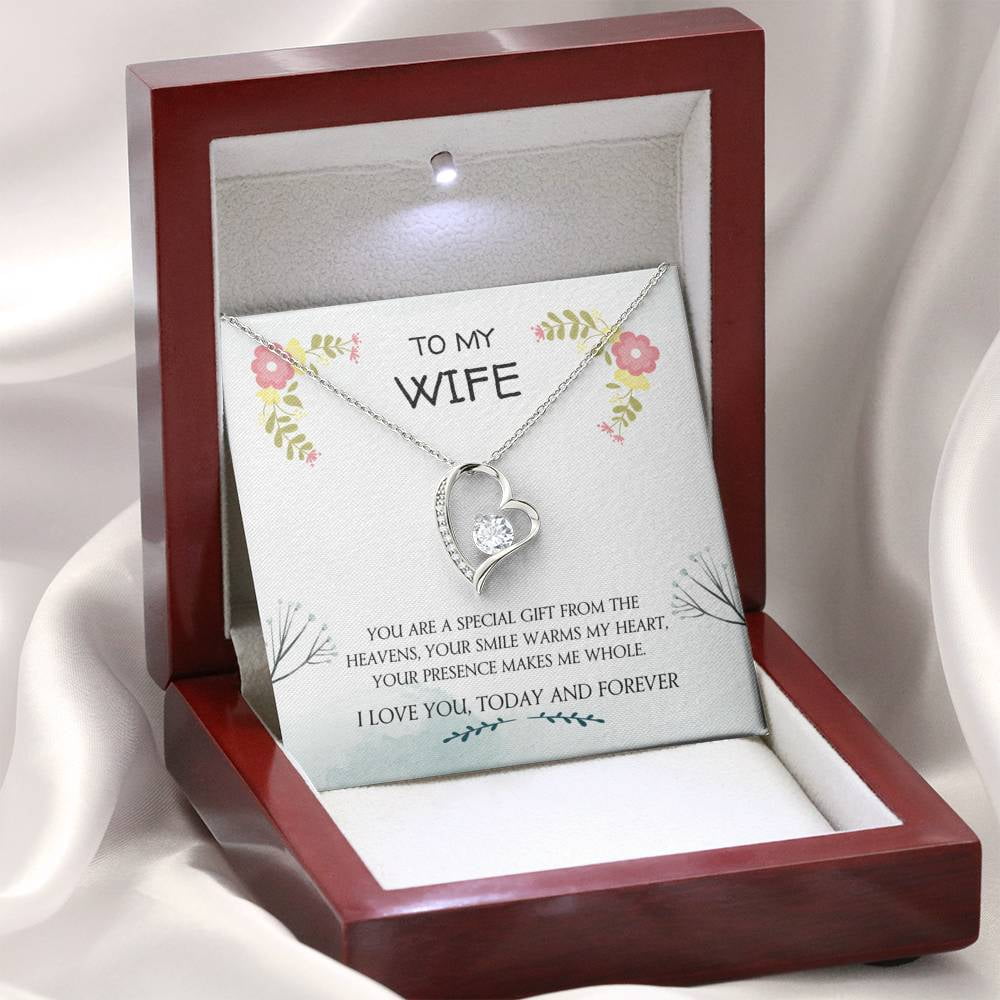 Wife - Special Gift Forever Love Necklace, Gift for Wife, Wife Gift, Card  for Wife, Wife Birthday, Husband to Wife Gift, Anniversary Gift, Mother's  Day Gift For Wife - Walmart.com