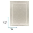 thumbnail image 3 of Livabliss Outdoor Rugs, 2x3 Eagean Traditional Oatmeal Area Rug for Patio, Porch, Deck, Backyard, Waterproof Indoor Outdoor Carpet (2' x 2'11"), 3 of 8