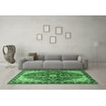 thumbnail image 3 of Ahgly Company Indoor Rectangle Medallion Emerald Green Traditional Area Rugs, 4' x 6', 3 of 4