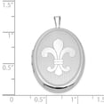 thumbnail image 3 of White Sterling Silver Charm Pendant Locket 31 mm 20, 3 of 3