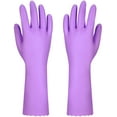 Heldig Household Dishwashing Cleaning Gloves with Latex Free, Cotton