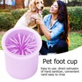thumbnail image 4 of Wdftyju Limpiador de pata sucia portátil para perros y gatos, taza para mascotas, cachorros, gatitos, balde para lavar pies suaves Wdftyju 3zz6vj4vs1mr8gf7D03, 4 of 9
