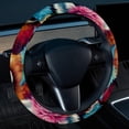 thumbnail image 2 of Alpaca 14.5 Inch Printing PVC Leather Auto Accessories Steering Wheel Covers, Car Wheel Cover, Car Wheel Covers, 2 of 6