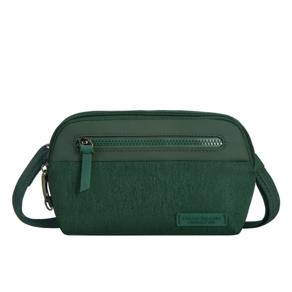 Travelon Metro Anti-Theft Convert Crossbody Waist Pack, Forest Heather