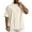 Beige, variant on Mens Oversized T-Shirts Solid Color Crew Neck Short Sleeve Soft Tshirts Basic Everyday Casual Tee Shirt
