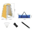 thumbnail image 2 of Tente de Douche Extérieure Portable Abri Camping Plage Intimité Toilette Tente Jaune, 2 of 8