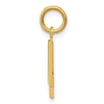 thumbnail image 3 of FJC Finejewelers 10 kt Yellow Gold Casted Small Polished Number 4 Charm 20 x 7 mm, 3 of 6