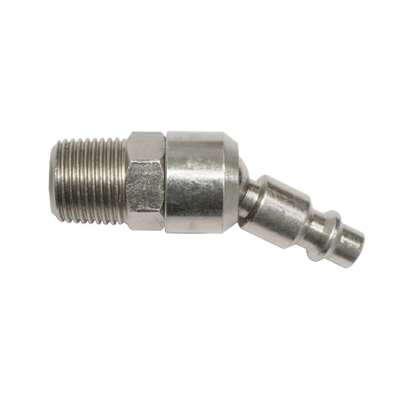 Interstate Pneumatics CPHS461 1/4" Industrial Steel Swivel Plug x 3/8" Male NPT