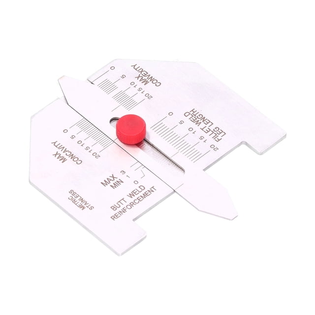 Welding Inspection Gauge, Easy Adjustment Laser Marking Wear Resistant Fillet Weld Gauges For Woodworking Project For Machinery Repair ANGGREK Automatic Weld Size Gauge