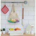 thumbnail image 3 of Little Chef Frankfurt Cuttable Wooden Play Food & Net Market Bag, 3 of 12