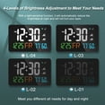 thumbnail image 2 of relayinert Electronic Clock Desk With Dual Alarm And Temperature Display Featuring Dual Alarm Clock Clock Table Blue light, 2 of 6