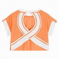 thumbnail image 7 of kpoplk Girl's Graphic Shirt Short Sleeve Loose Cute Summer T Shirt Trendy Aesthetic Baggy Tops(Orange,4-5 Y), 7 of 7