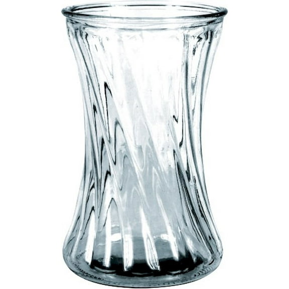 Swirled Glass Vase