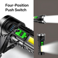 thumbnail image 2 of HLONK 1500000LM LED Flashlight Super Bright Torch USB Rechargeable Lamp High Powered The strong light flashlight, 2 of 7