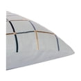thumbnail image 5 of Laddha Home Designs Handwoven Checkered Grid Throw Pillow - 24" - Blue and Brown, 5 of 7
