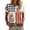 Red, variant on Women's Patchwork American Flag T-Shirt, USA Patriotic Rose Floral Wreath Vintage Grunge Short Sleeve Crewneck Cotton Top For 4th Of July Independence Day Red,S