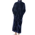 thumbnail image 1 of Bata de dormir tipo sudadera con mangas y cremallera de felpa Hombres, 1 of 9