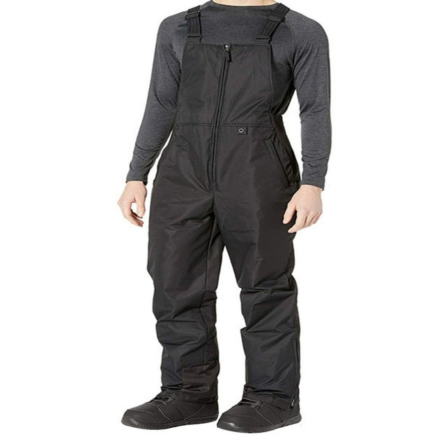 EIGTHTAIL Mens Snow Bibs Ski Pants Softshell Waterproof Insulated Ripstop Snowboarding Overall Winter