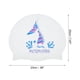 thumbnail image 4 of Ofertas Únicas 1 Pc Gorro de Baño Impermeable con Patrón de Cola de Sirena Blanco y Azul, 4 of 6