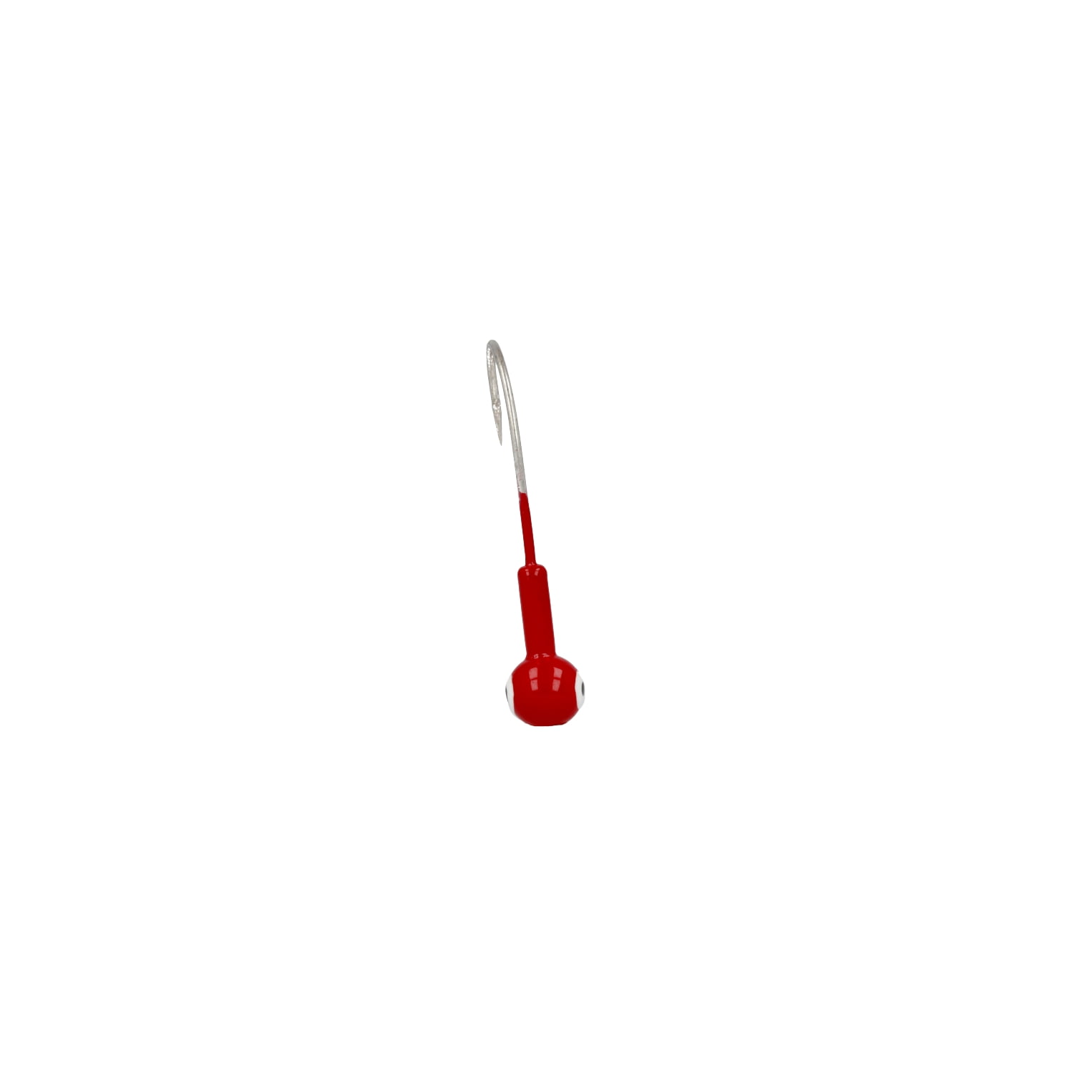 Eagle Claw Lazer Sharp Saltwater Ballhead Fishing Jig, Red, 1/4 oz., SWBH14-6