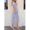 thumbnail image 4 of Vestido Midi PRETTYGARDEN Mujer Floral Verano 2025 Corte A, 4 of 6