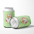 thumbnail image 5 of Carolines Treasures CK4403CC Corgi Green Flowers Can or Bottle Hugger Can Hugger multicolor, 5 of 5
