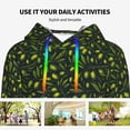thumbnail image 4 of Haiem Green Branch Olive for Men's Fashion Hoodies & Sweatshirts with Kangaroo Pocket,Hooded Sweatshirt with Eye-catching Drawstrings-Large, 4 of 7