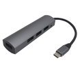 thumbnail image 4 of USB C .0 Tipo .1 Adaptador de Divisor Múltiple de 4 Puertos OTG para Gris perfke adaptador usb c hub dongle, 4 of 6